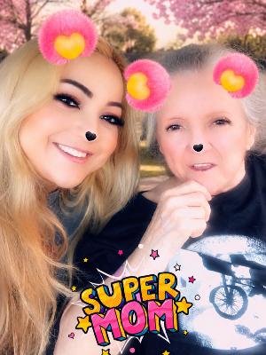 My sweet mom